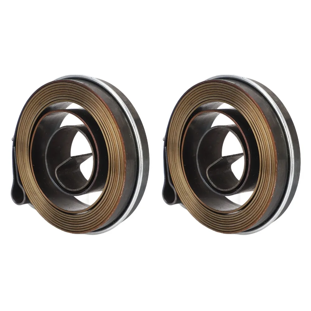 2PCS Spring Steel Material Drill Press Return Spring Coil Structure Universal Fit Design Quill Feed Coil Spring
