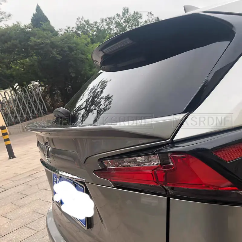 FOR Accessories Spoiler Lexus NX Series NX200/200t NX300/300h Rear Window Spoiler ABS Material Car Trunk Wing 2014 2015 2016 17