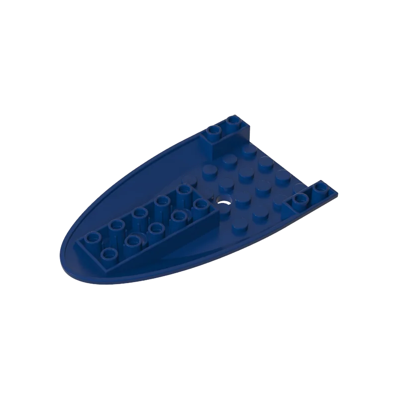 Gobricks 10PCS 87611 Aircraft Bricks Fuselage Curved Forward Parts 6x10 Bottom Compatible MOC Building Block Ship Adult DIY Boat