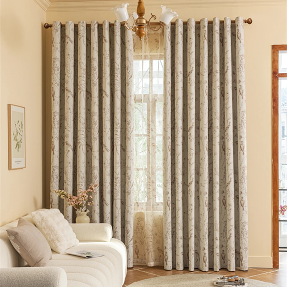 

2Pcs Easy-Hang Gommet 100% Blackout Curtains- Decoration for home Window and Sliding door