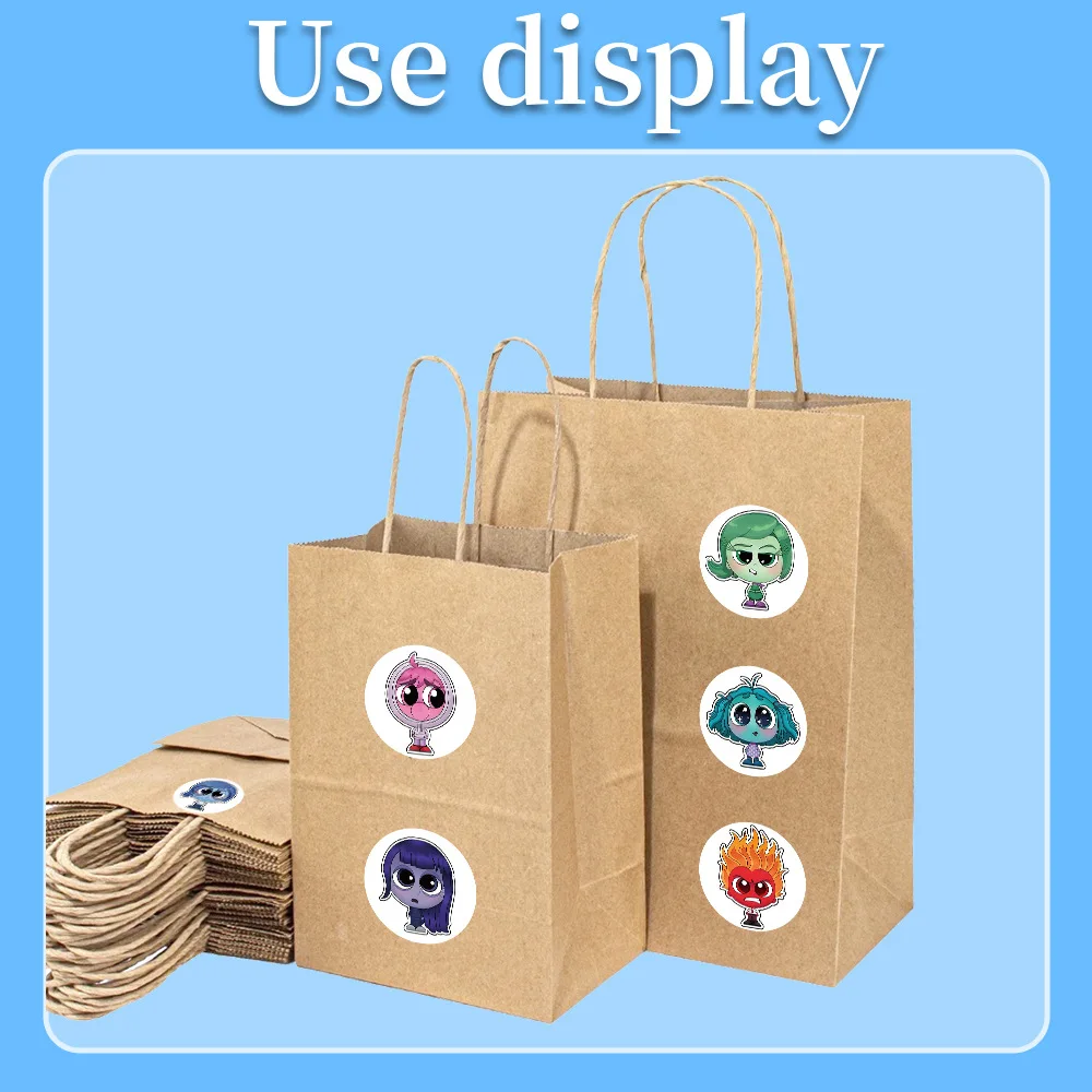 500 pz/rotolo Inside Out Disney Anime Rotolo Adesivi Kawaii Cartoon Etichetta Sigillo Adesivi Rotoli Adesivi Per Il Telefono Bagagli adesivi