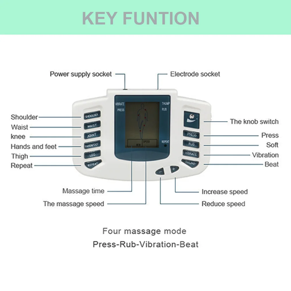 電気刺激装置マッサージ機,筋肉,痛みのない,ボディ全体,リラクゼーション処理,物理療法,ボディマッサージャー