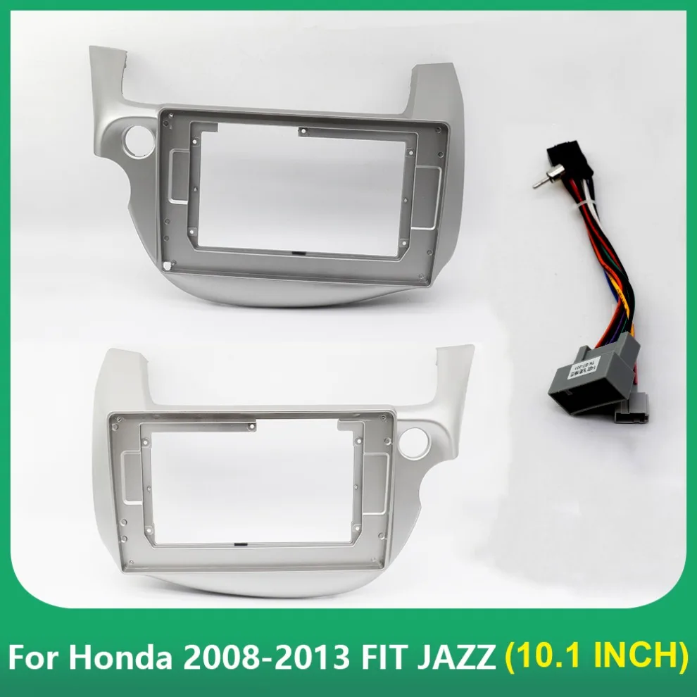 

Рамка для автомобильного радио Honda 2008-2013 FIT JAZZ 10,1 дюймов Fascia Android MP5 Player панель Корпус 2Din головное устройство стереоприборная панель