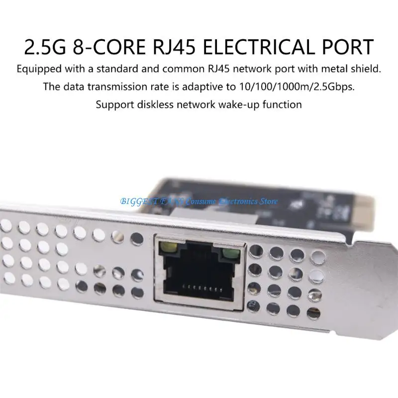 Thẻ mạng PCIe 2.5Gbps RTL8125BG GIGABIT Ethernet PCIE đến RJ45