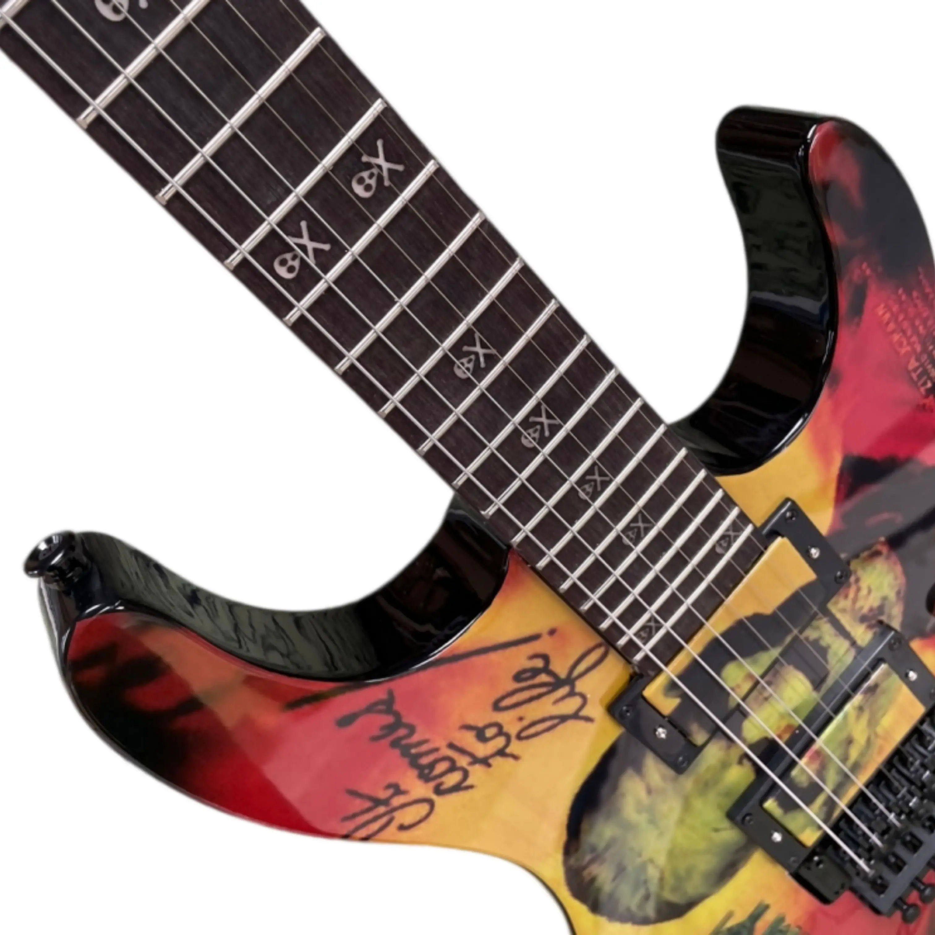 Vintage-Style Electric Guitar 24-Fret Rosewood Fingerboard Guitars,Offering Bright Tone Ideal For Live Performances Guitarra