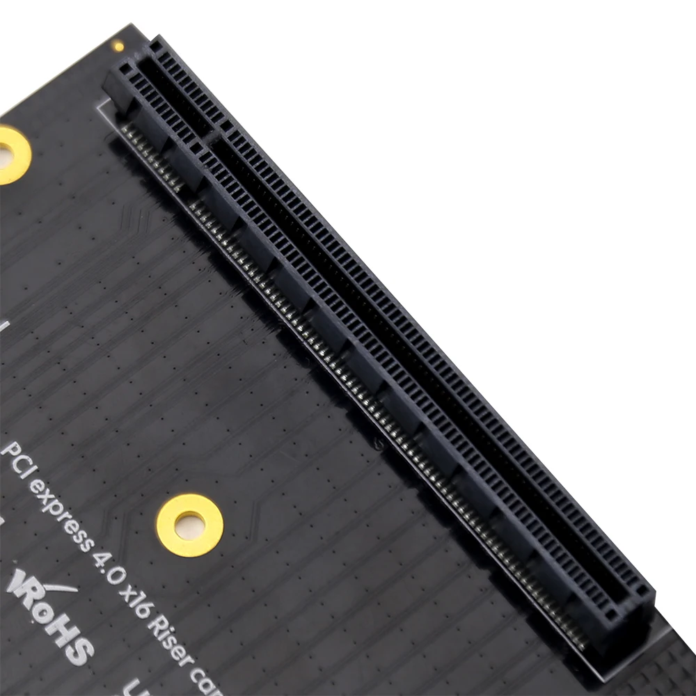 PCIE x16 4.0 Extender 90 Degree Test Protection Card GPU Video Expansion Turn Right Angled Extended Card Slots Protector Adapter