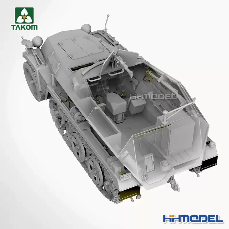 Sale! Takom 2184 1/35 Sd.Kfz.250/1 Half-Track, Detailed Military Unassembled Plastic Model Kit