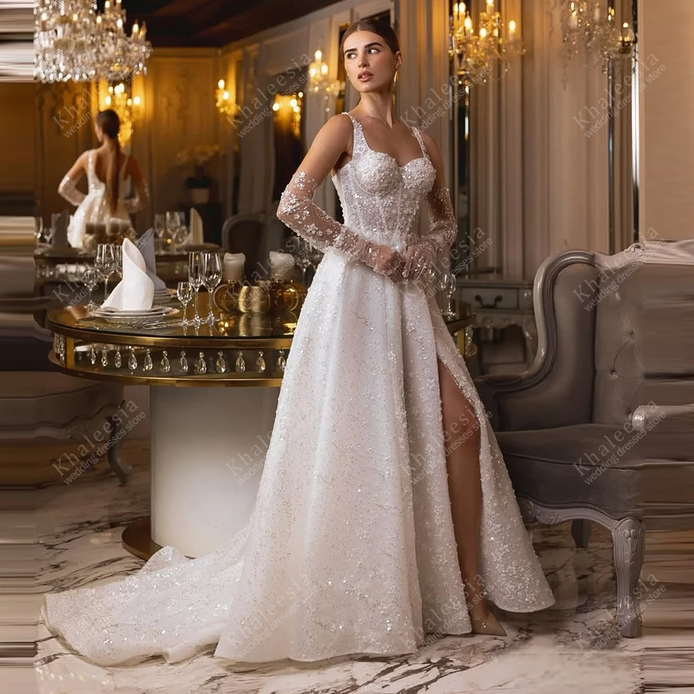 

Luxury Wedding Dresses Graceful Bridal Gowns Lace Appliques Gorgeous Robe Without Cloak Pretty Vestidos De Novia Customized 2025