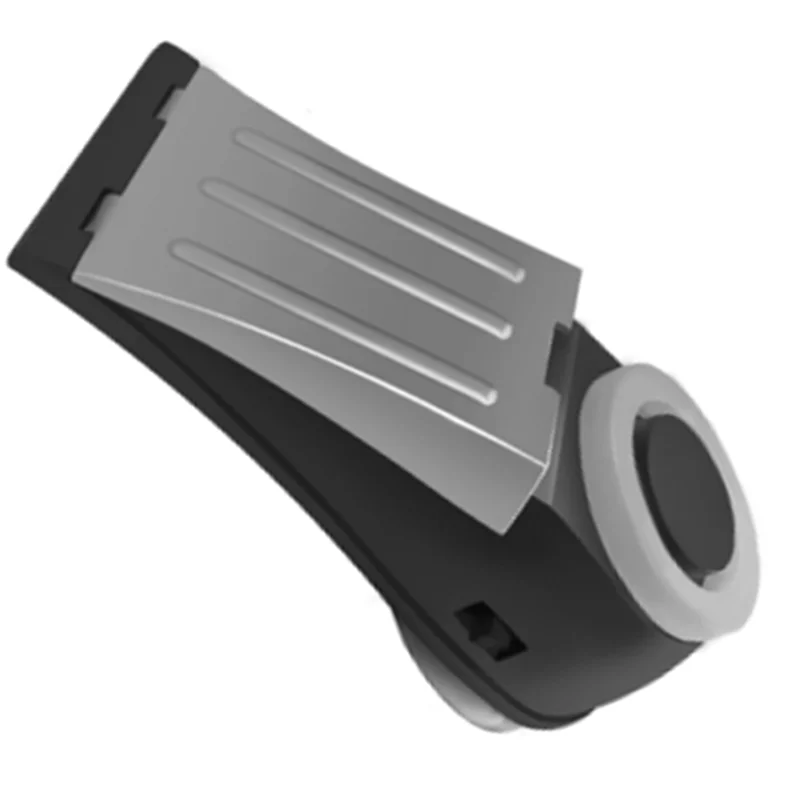 SQPP-Tope de puerta para mujeres viviendo solo, alarma de vibración de ventana, Tope de puerta de hotel con luz intermitente y alarma antirrobo