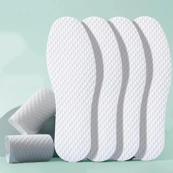 Semelles intérieures en mousse à mémoire de forme pour chaussures, semelles de course respirantes à coussin déodorant en maille, semelles de sport à haute élasticité et ultra-légères