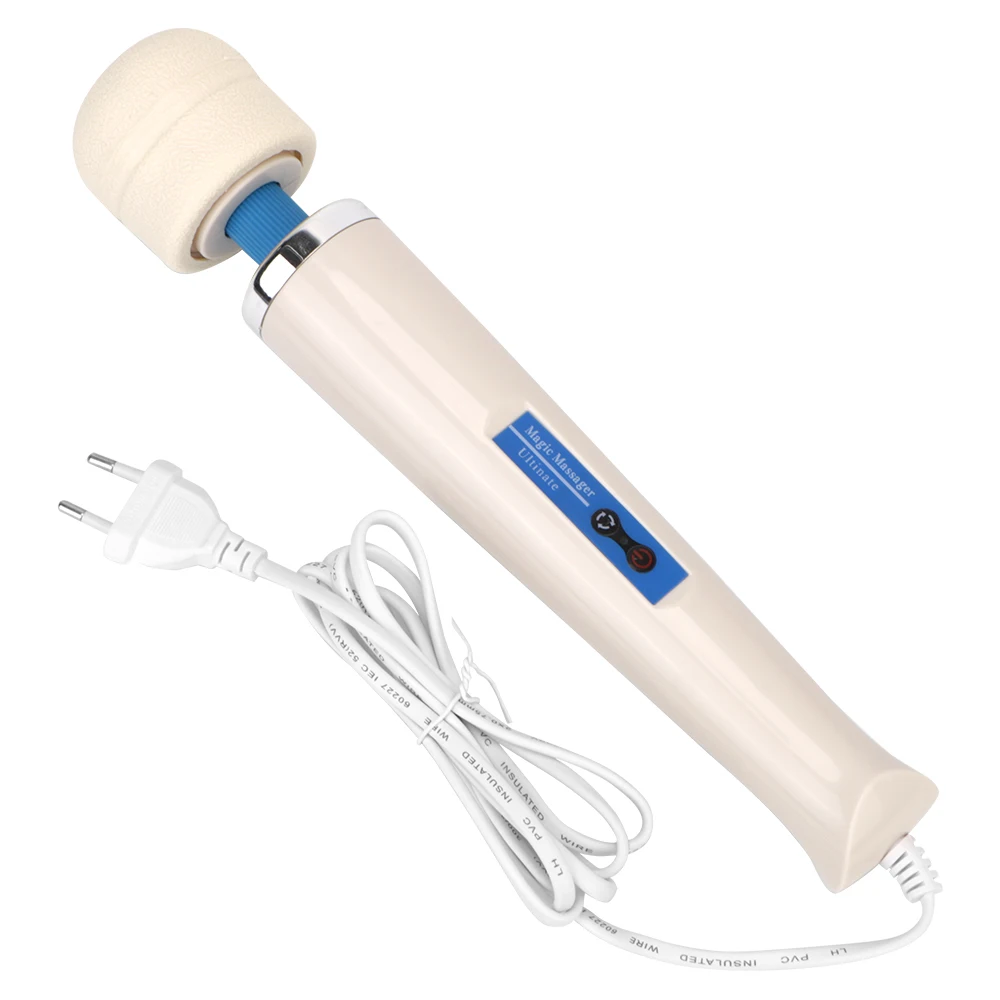 IKOKY Magic Wand Massager 30 Speed Big Size AV Rod Vibrator Sex Toys for Women Powerful Erotic Toys Clitoris Stimulator