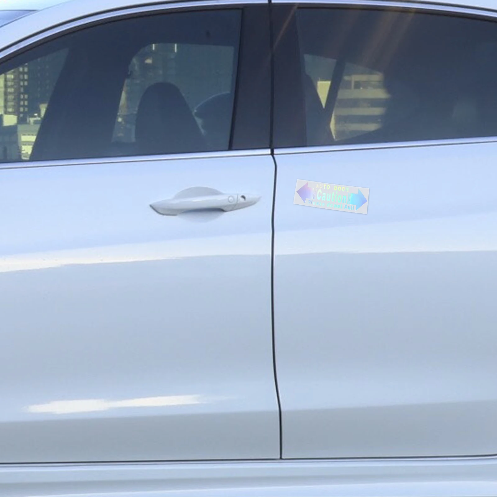 

Car Sticker Tips Door Handle Open Warning Stickers Automatic Vinyl Opening Reminder Keyhole Driver Will Sign Not Touch Interior