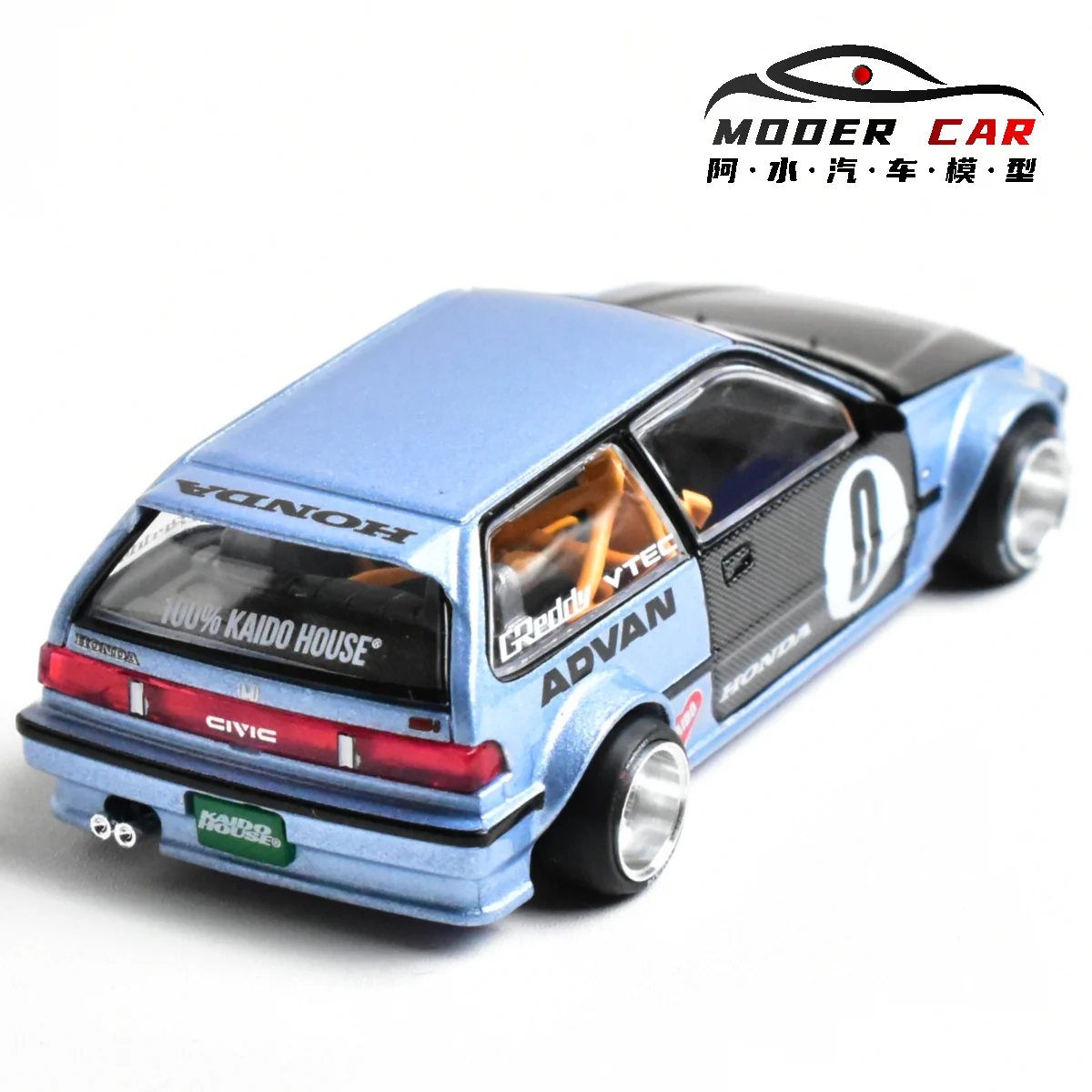 

Kaido House + MINIGT TSM 179 1:64 Сувенирная коллекция Civic EF, литая под давлением модель автомобиля