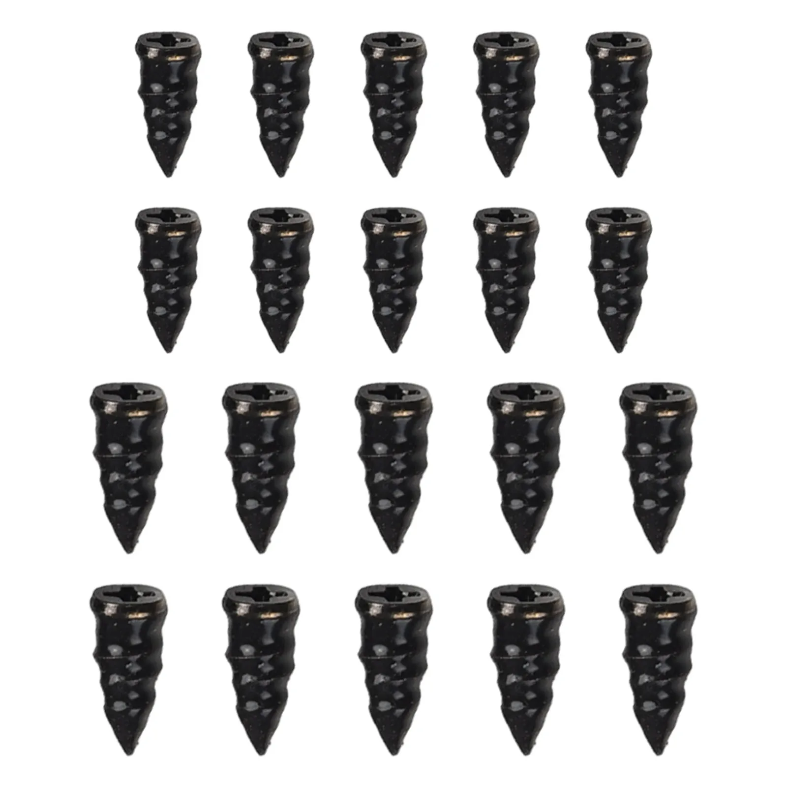 Chiodi per riparazione pneumatici Kit di riparazione pneumatici 20 pz 20 pz/set 20x Accessori Nero Kit di attrezzi veloci 20 PZ Gomma di ricambio per veicoli Nuovo