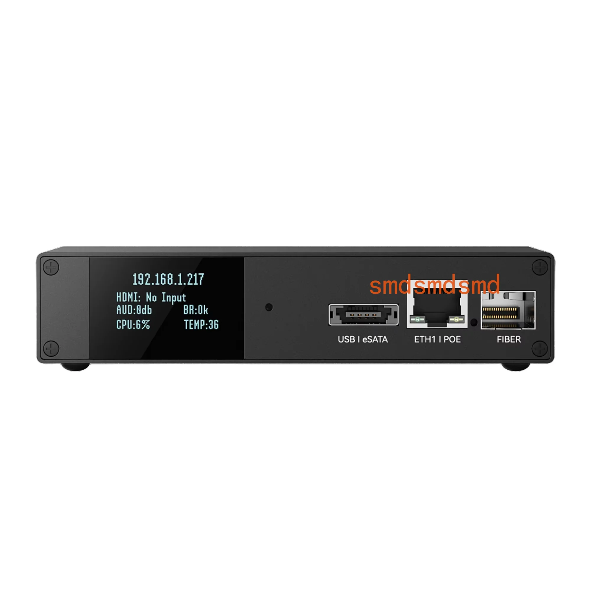 HD mini Encoder Decoder 4K P60 SRT NDI SRT High compression rate 1x4k@60 RTSP/RTMP/HTTP/HLS H.265+smartP Watermarked subtitles