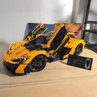 MINISO New Hot 3893Pcs McLaren P1 Moc Model Sports Car Toys for Adults Boys Xmas Gifts Advanced Automotive Construction Kit
