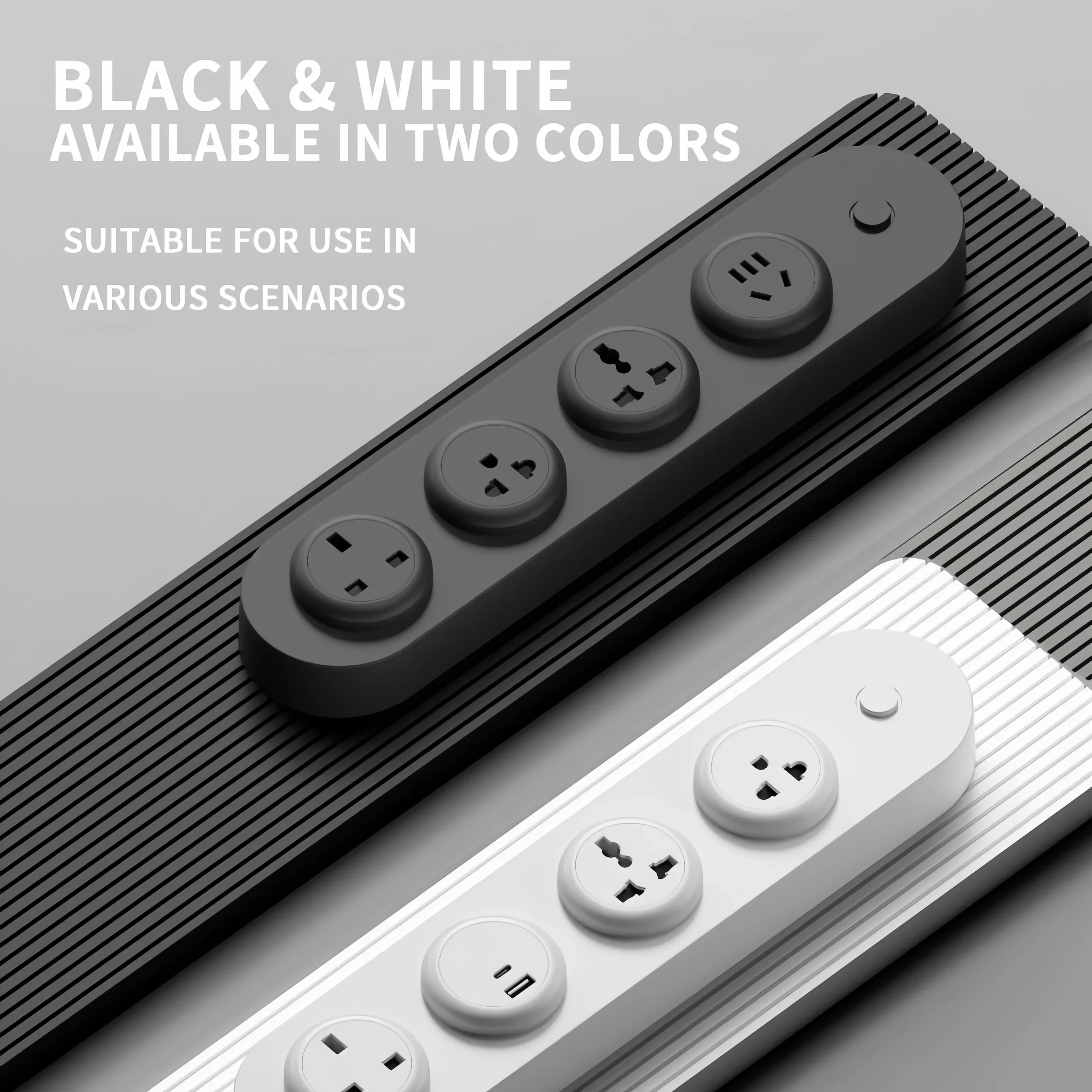 Wall Mounted Desktop Socket Kitchen Socket With Switch Power Outlets EU US UK Standard USB C Ports 4000W