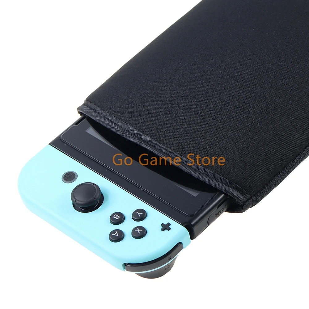 10 Buah untuk Nintendo Switch Spons Lembut Pelindung Tas Penyimpanan Pembawa Perjalanan Penutup Casing Kantong untuk NS Switch Lite