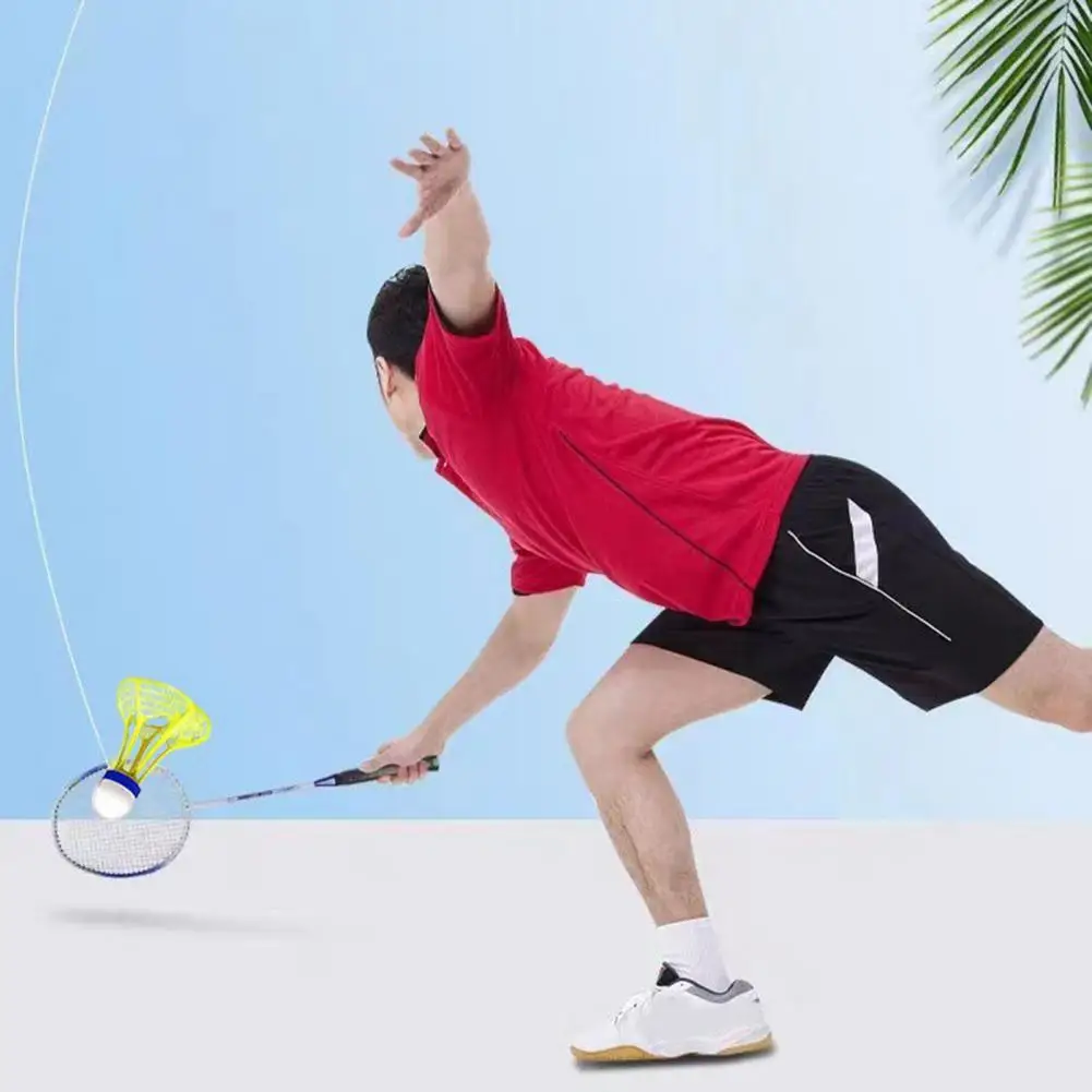 

Portable Badminton Trainer Badminton Practice Self-study Training Rebound Badminton Tool Professional Shuttlecock Supplies