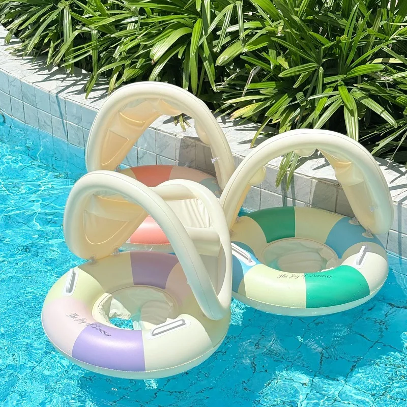 1pc esporte ao ar livre brinquedo inflável para anel de natação pvc círculo piscina assento flutuante