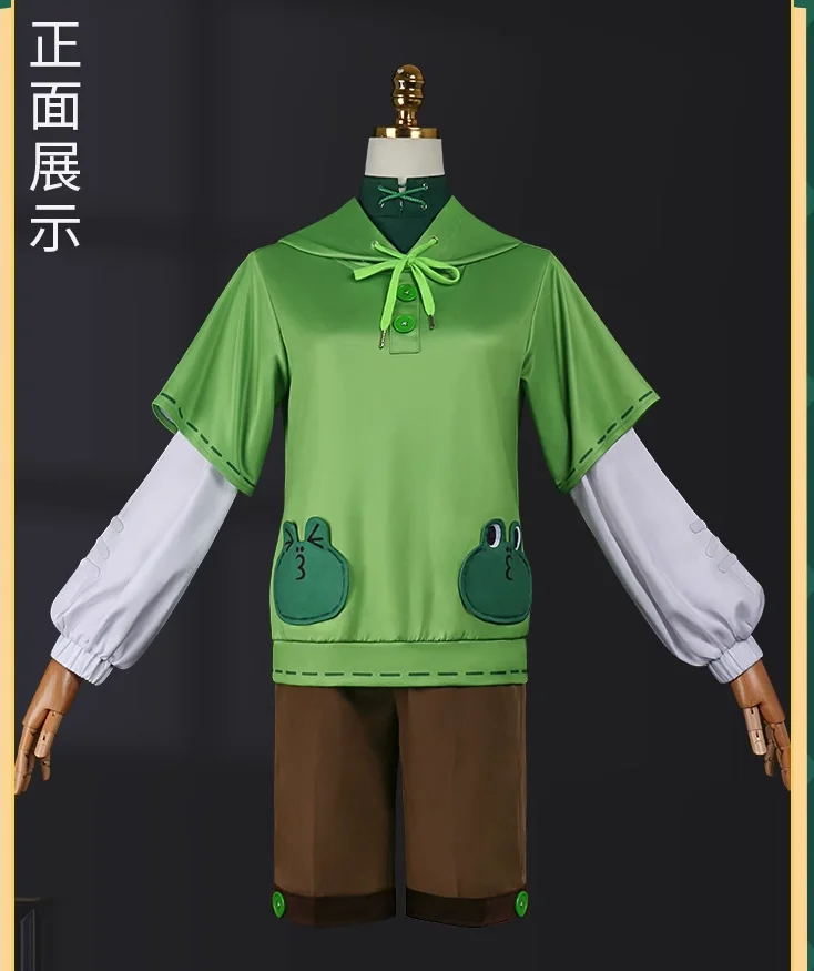 

Identity V Florian Brand Fire Investigator Frog Leo Cosplay Costume Cos Game Anime Party Uniform Hallowen Play Role Clothes