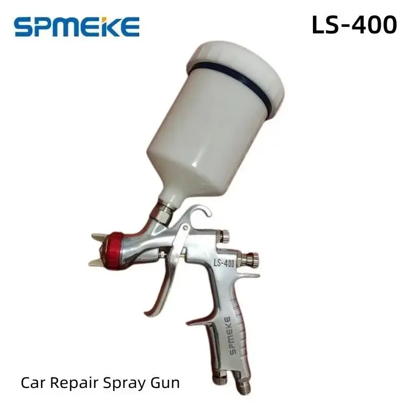 SPMEKE LS-400 Auto Spray Gun Center Cup Finish Paint Spray Gun High Micro Atomization