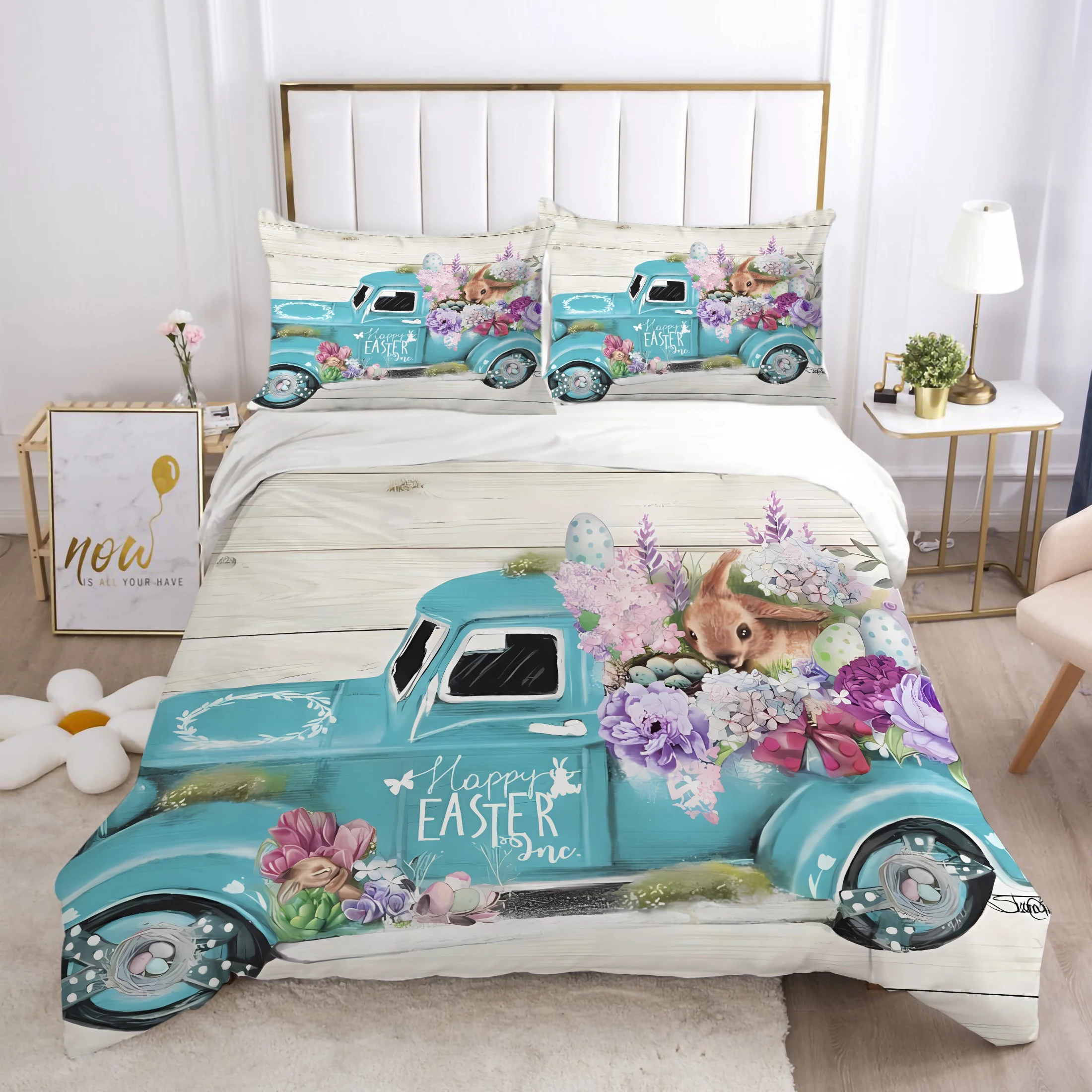 

3D Bedding Set Cartoon Print Home Quilt Cover Comforter Cover Set Luxury Duvet Cover