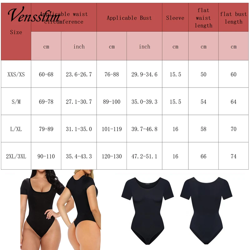 Vensslim Women Slimming Full Body Shaper Bodysuits Waist Trainer Butt Lifter Panties Tummy Control Lingerie Hooks Shapewear