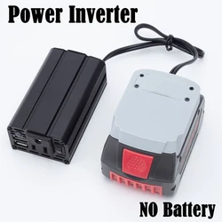 110V Power Battery Inverter For Bosch 18V Lithium with Switch and USB Transformer Inverter Power Tool（NO Battery）