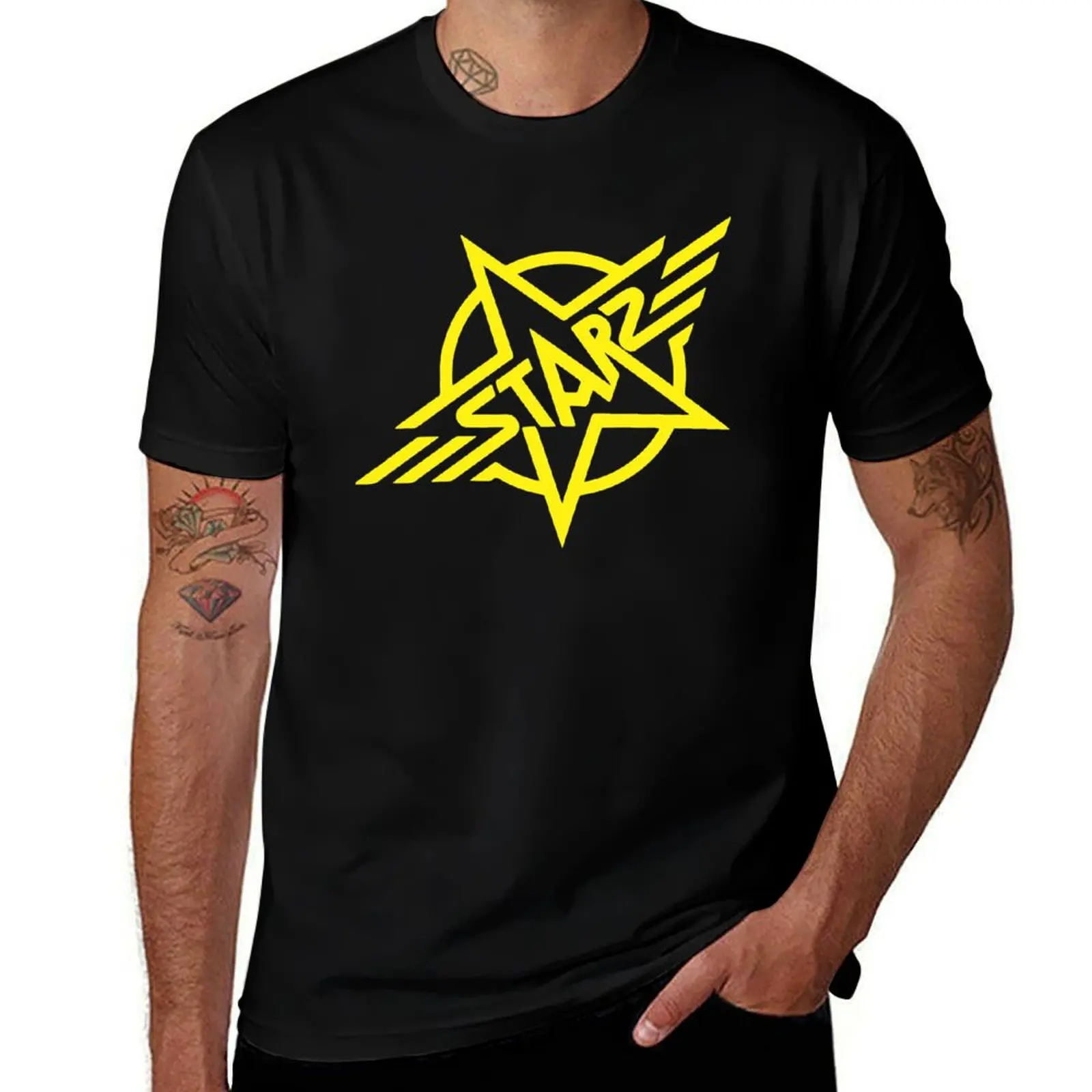 Starz For Fans T-Shirt Big and Tall Casual T-Shirt