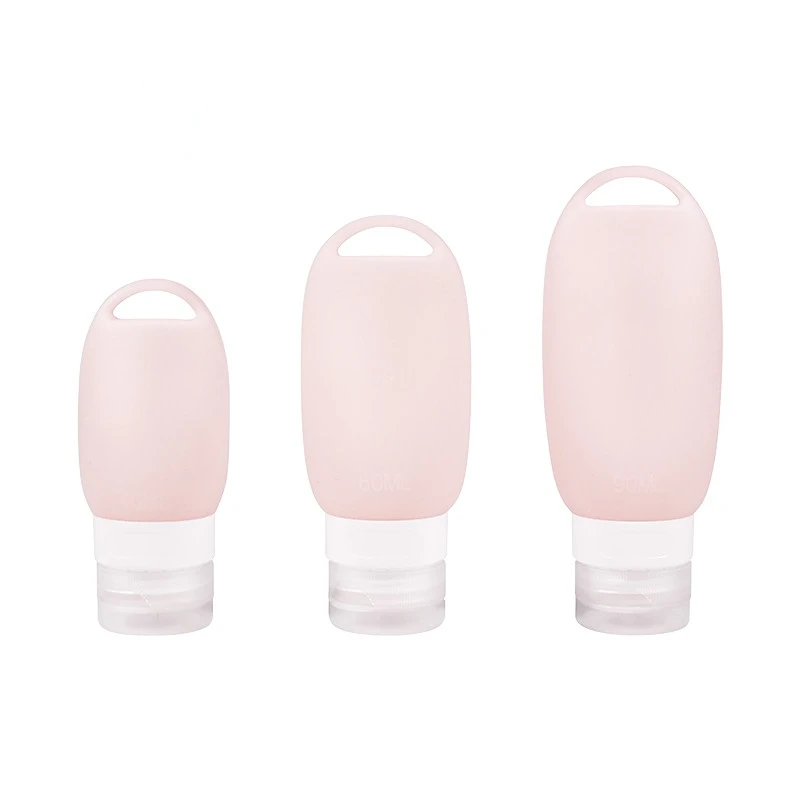 

40ml 60ml 90ml Empty Silicone Travel Packing Press Bottle for Lotion Shampoo Bath Small Sample Containers Blue Green
