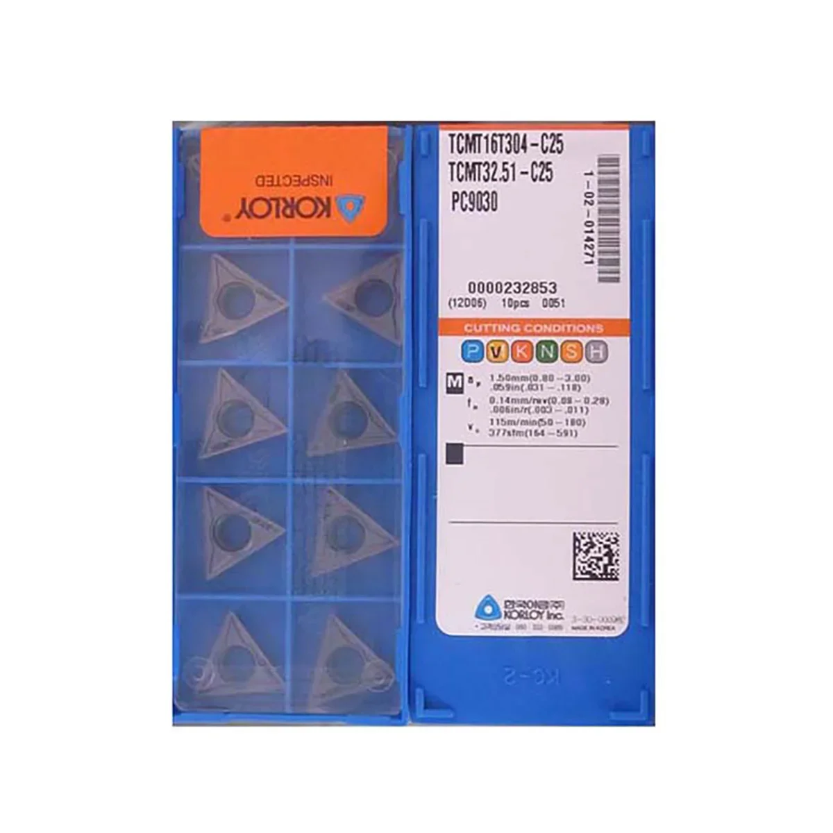 korloy carbide turning insercoes acabamento medio tcmt tcmt16 tcmt16t304 hmp tcmt16t308 hmp nc3020 100 original 01