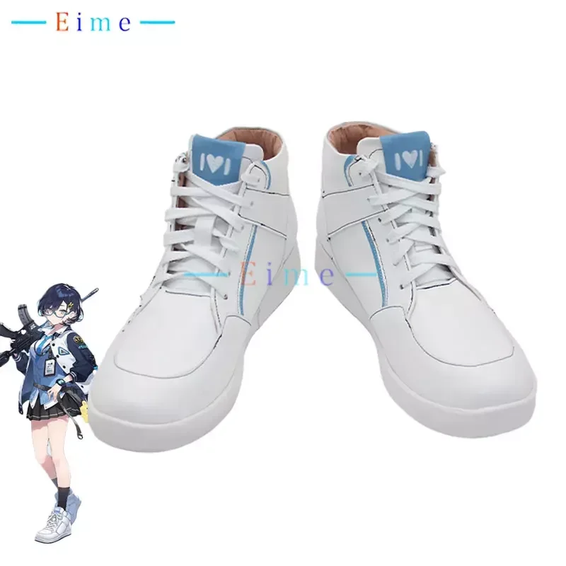 

Game Blue Archive Kagami Chihiro Cosplay Shoes PU Leather Shoes Halloween Carnival Boots Cosplay Props Custom Made