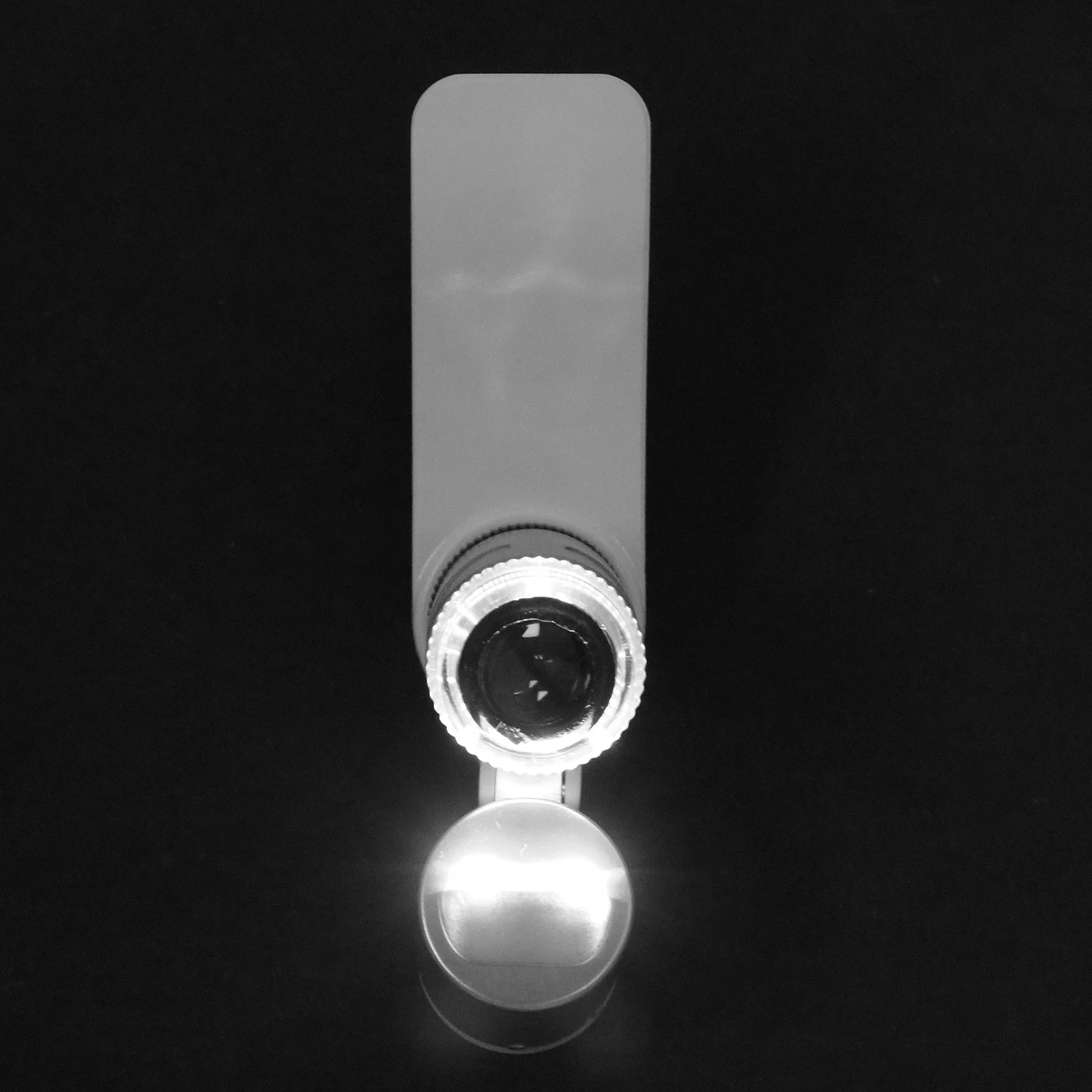 

60x Zoom Microscope Magnify Lens Universal Phone Clip Optical LED Portable Microscope Magnifier Jewelry Coin Stamp Detection