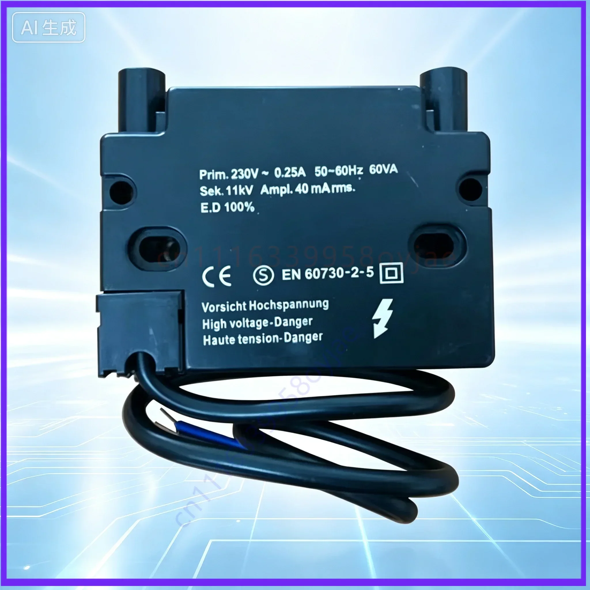 Professional Ignition Coil for Waste Oil Burner Ignitor Transformer, 220V High Voltage Package, 11KV/15KV