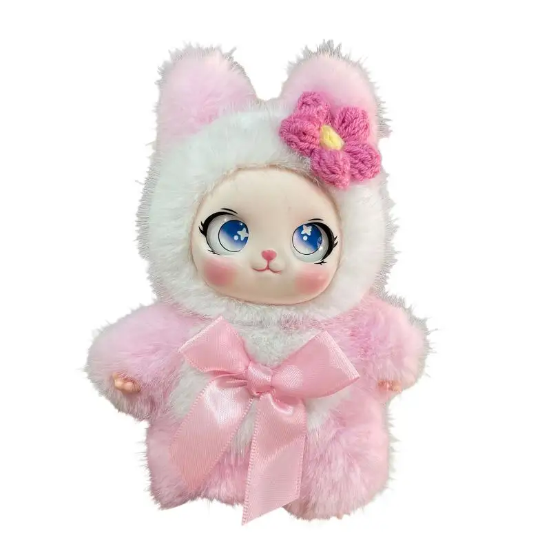 Washable Cute Animal Plush Keychain Soft Stuffed Vinyl Doll Pendant Backpack Decor for Outdoor Activity Use
