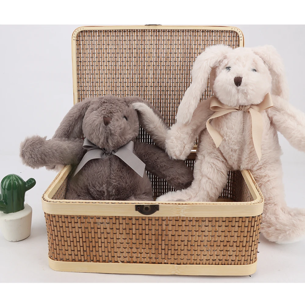 

30 см кавайный пасхальный кролик плюшевая игрушка мягкий кролик с длинными ушками для младенцев спальный компаньон плюшевая кукла детский подарок