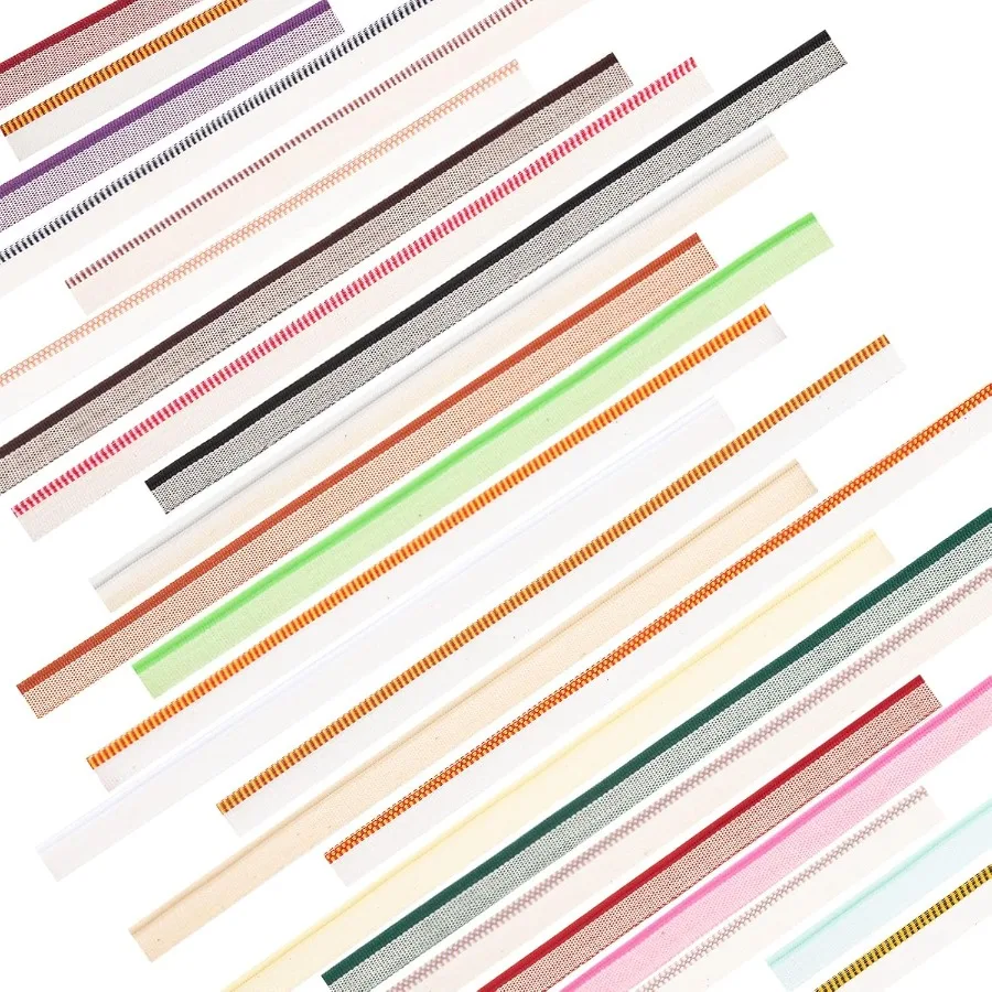 24 Pieces Bookbinding Endbands 12 Ih 24 Colo Cotton Binding Kit for Decor