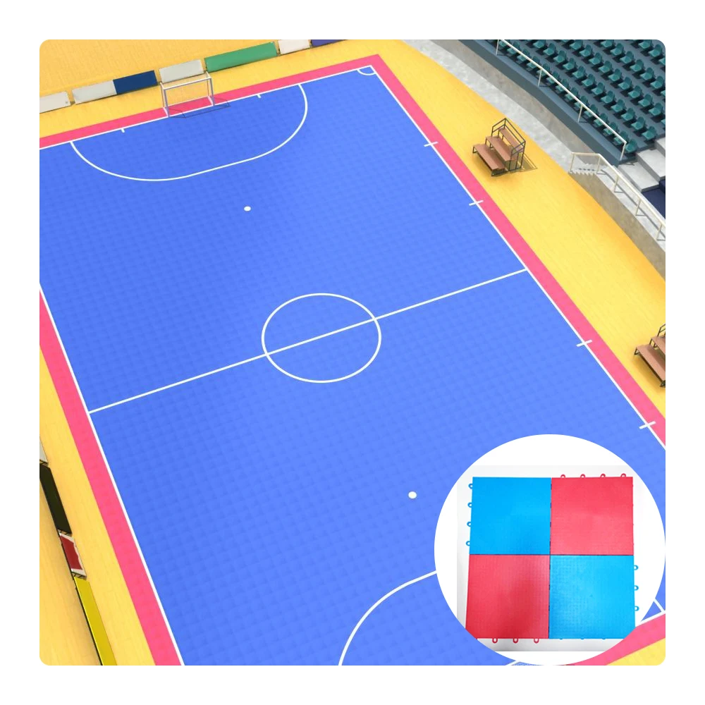

PP Tiles Colorful Uv-resistant Basketball Court Flooring Backyard Modular Flooring Tiles