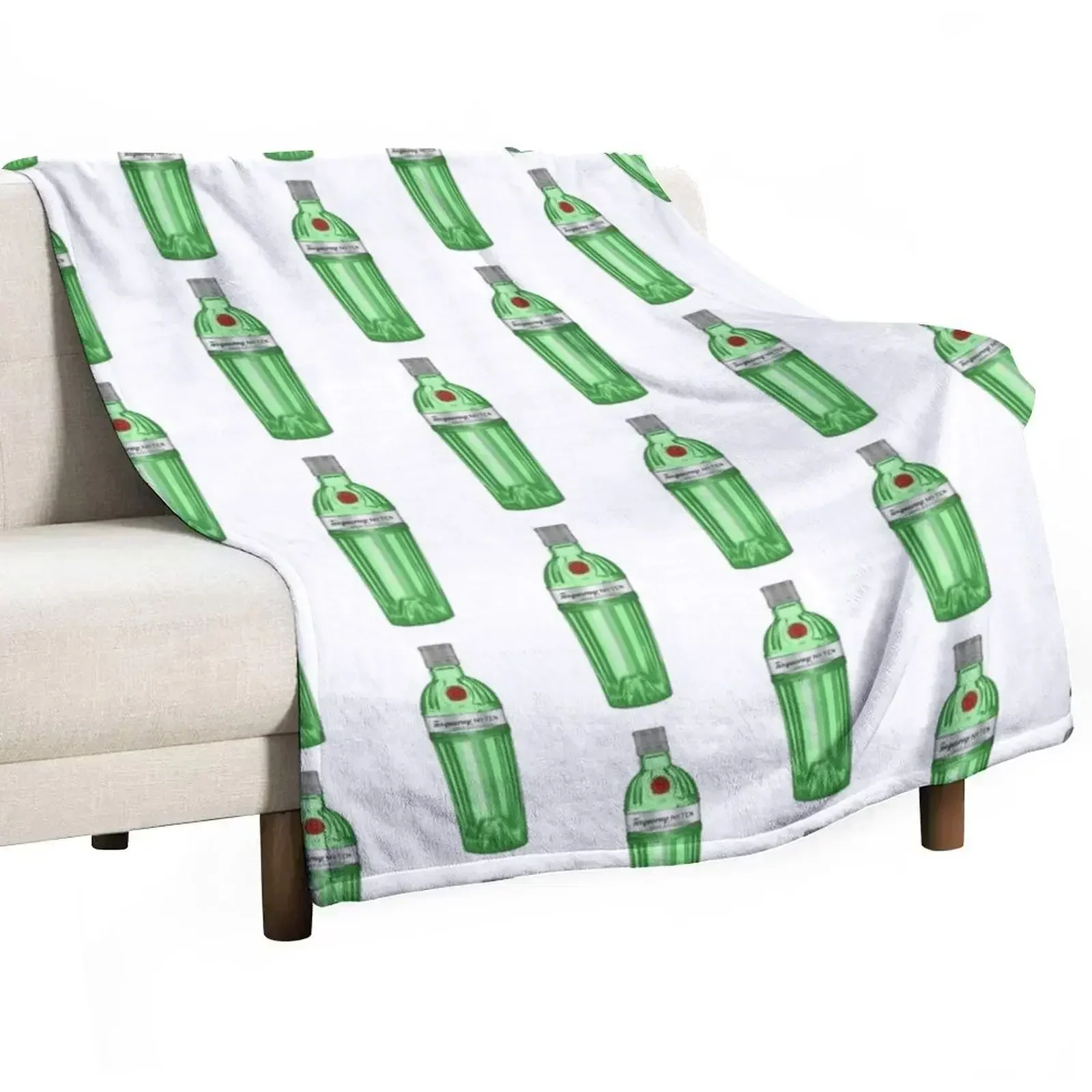 Manta Tanqueray Gin, manta ligera resistente a las arrugas