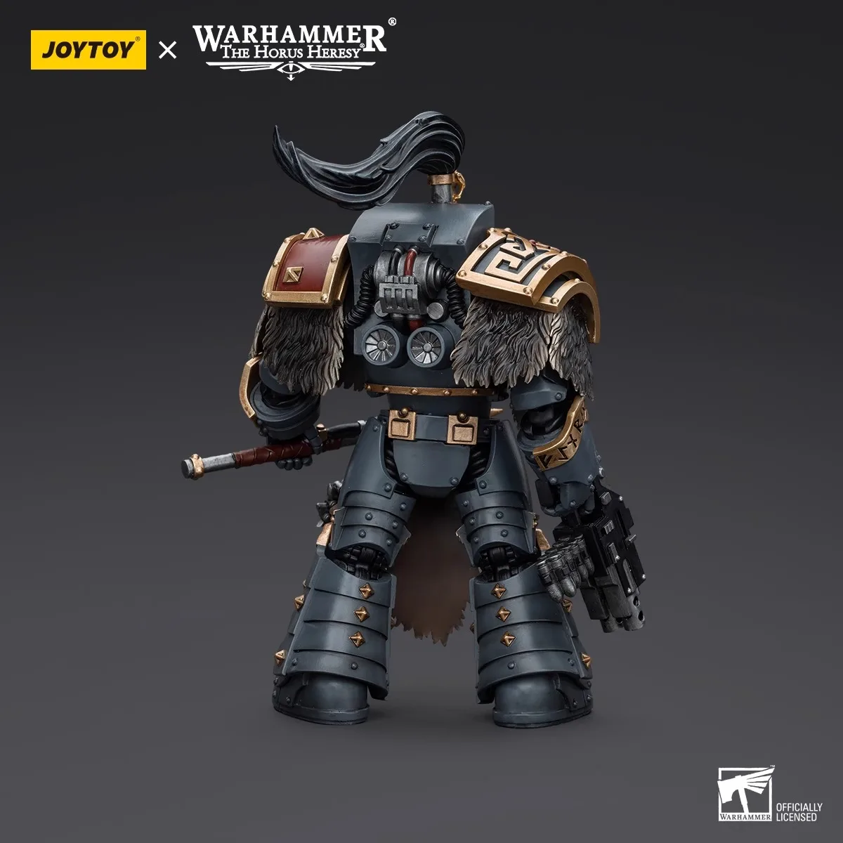 【Accessories】Joytoy Warhammer 1/18 Action Figures Varagyr Wolf Guard Squad Varagyr Terminator 3 Model Toy  3.75inch