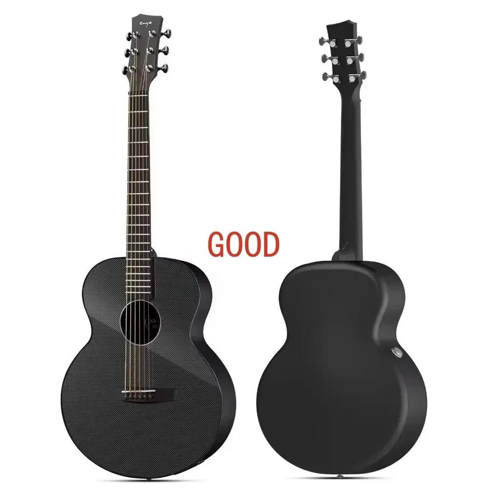 

Enya X3 Pro Акустическая электрогитара из углеродного волокна Дорожная гитара AcousticPlus Гитарный комплект с сумкой для концерта, кабелем для инструментов