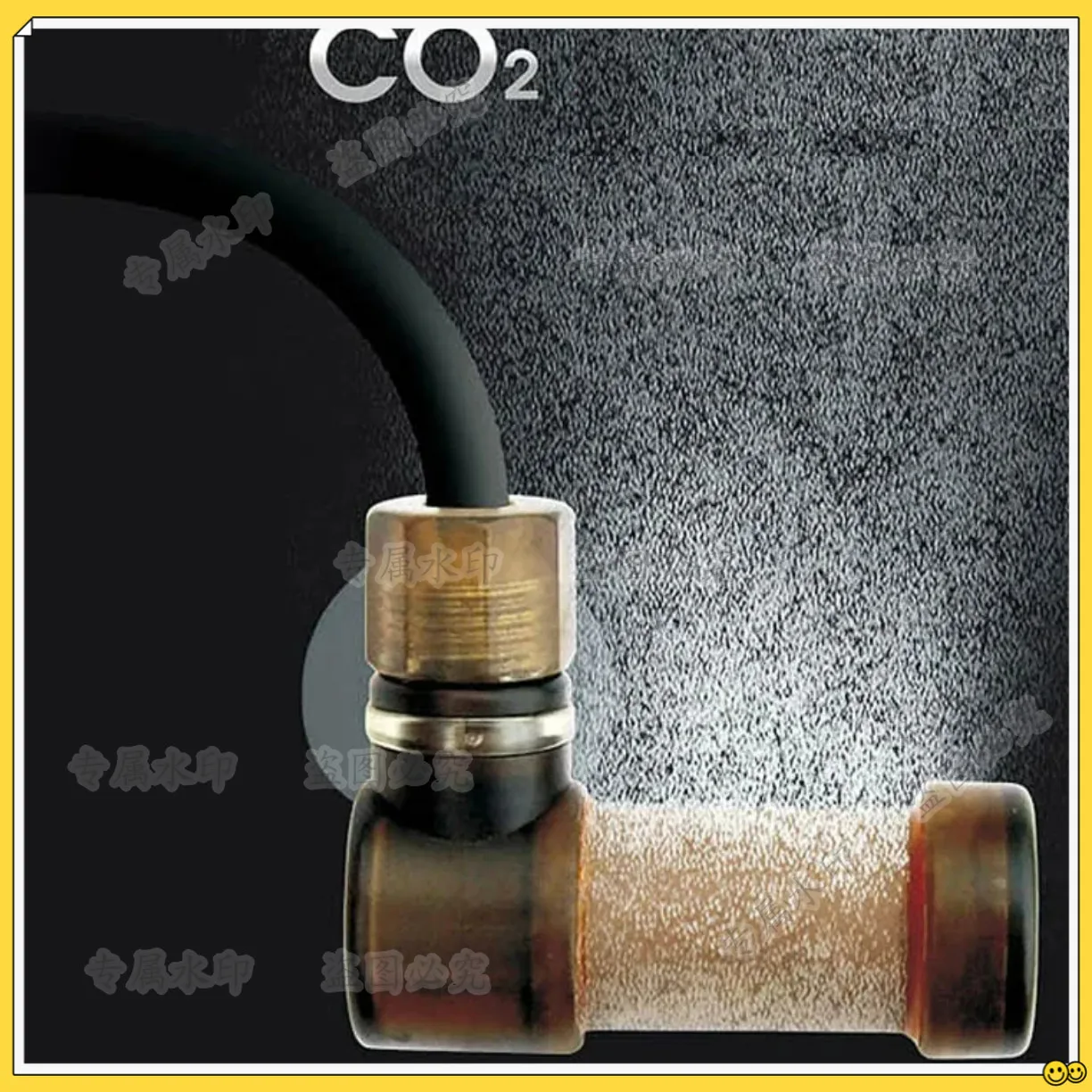 Super CO2 Atomizer Carbon Dioxide Bubble Diffuser for Aquarium Grass Plant Tank Size S/L