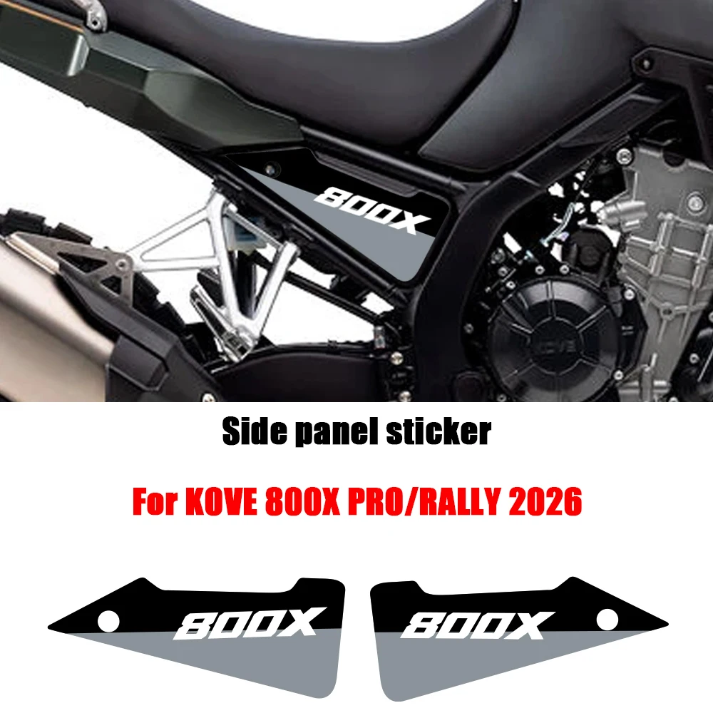  ﻿ For KOVE 800X PRO/RALLY 2026 Motorcycle Side Decorative Stickers 800X PRO/RALLY Waterproof Sticker Decoration Decals Pattern