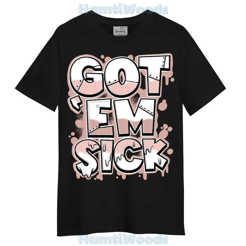 

Legend Pink 11s Shirt - Gotten 'Em Sick Graphic Shirt Unisex