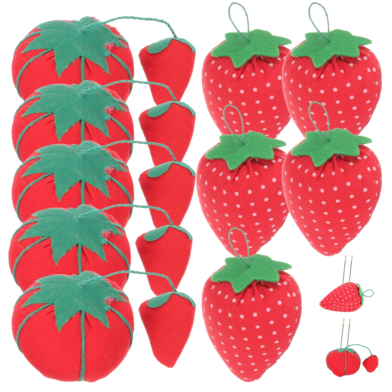 

10 Pcs Needle Pin Pad Decorative Cushion Cushions Sewing Accessories Holding Cotton Kit Pillow