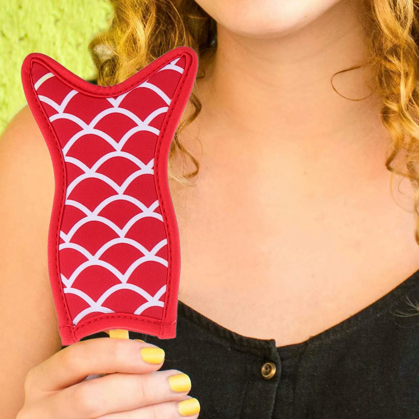 10Pcs Cloth Stick Holders Reusable Ice Pop Sleeves Mermaid Shark Style Ice-Pop Covers Keep Fingers Warm Longer Lasting