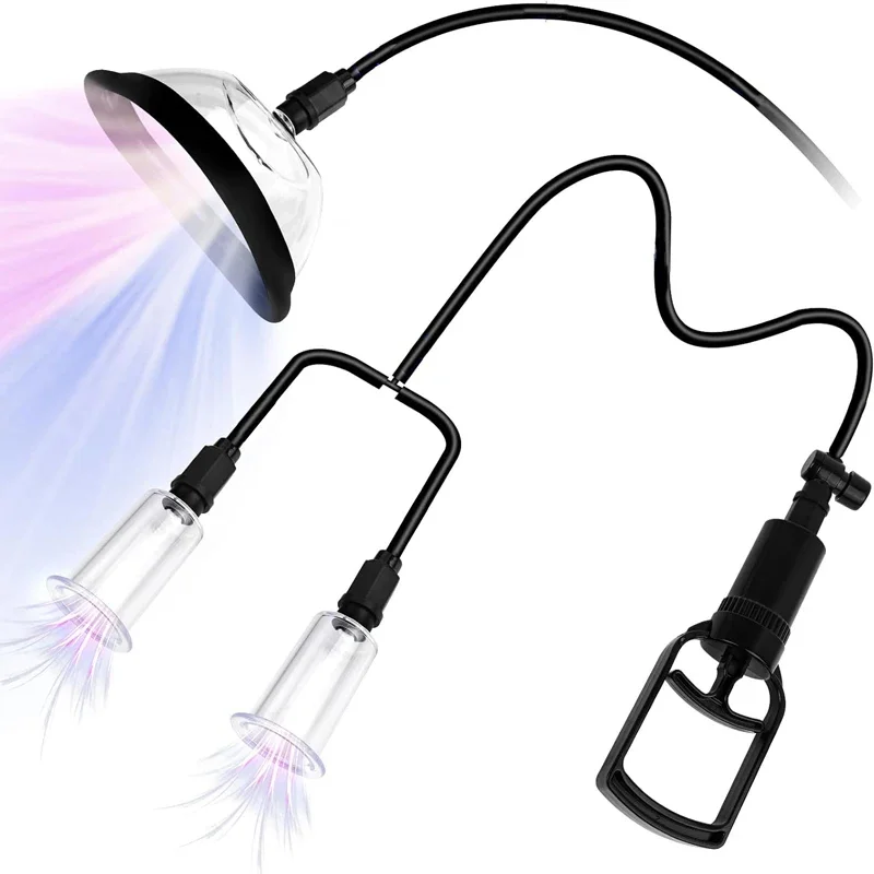 SCManual Pussy Pump Vagina Clitoris Sucker Adult Sex Toy Manual Women Breast Massage Nipple Stimulator Enlarge Vacuum Pump Cover - view 2