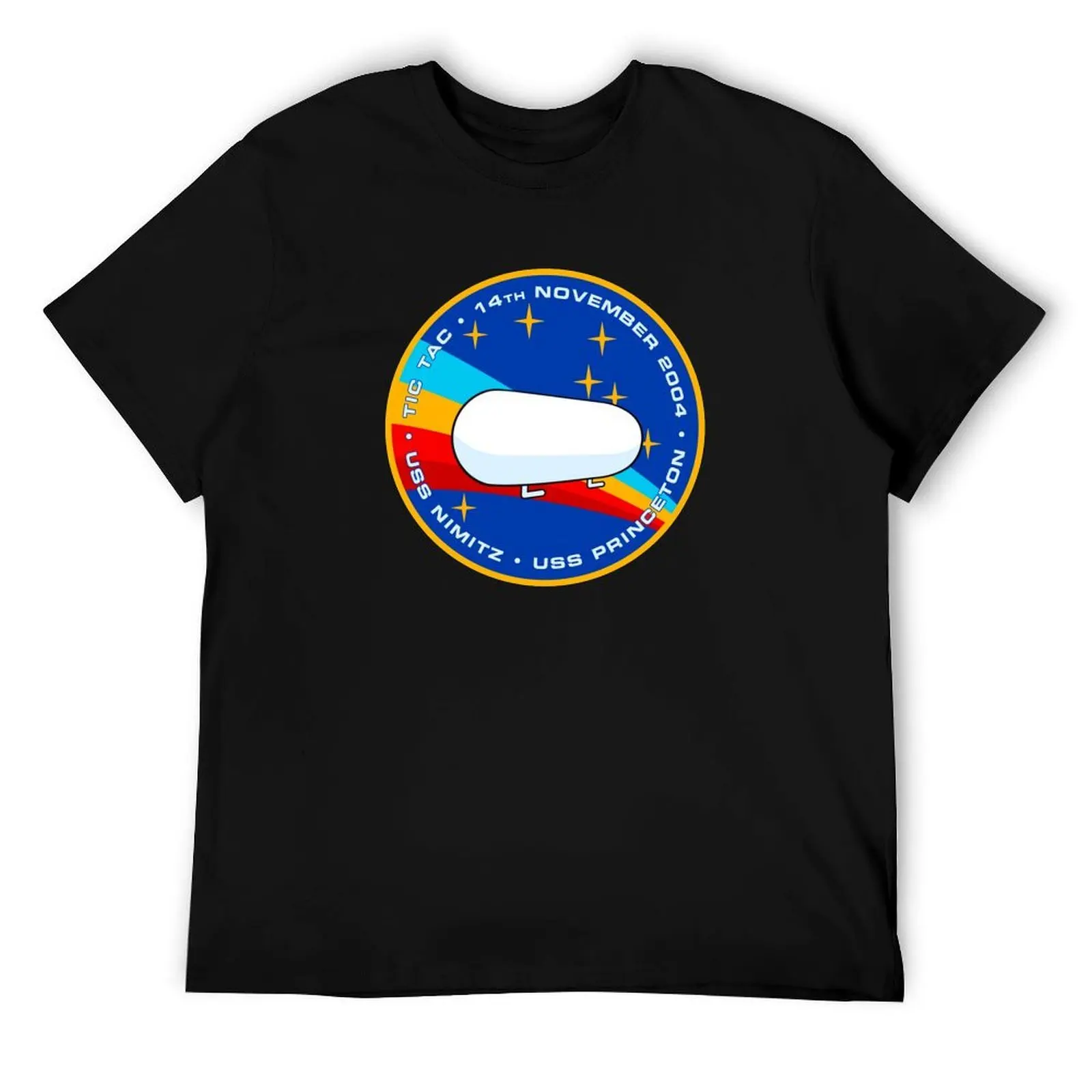 

Tic Tac UFO / UAP Encounter Morale Patch T-Shirt t shirt for man 100 percent cotton t shirts for man pack cotton T-Shirt