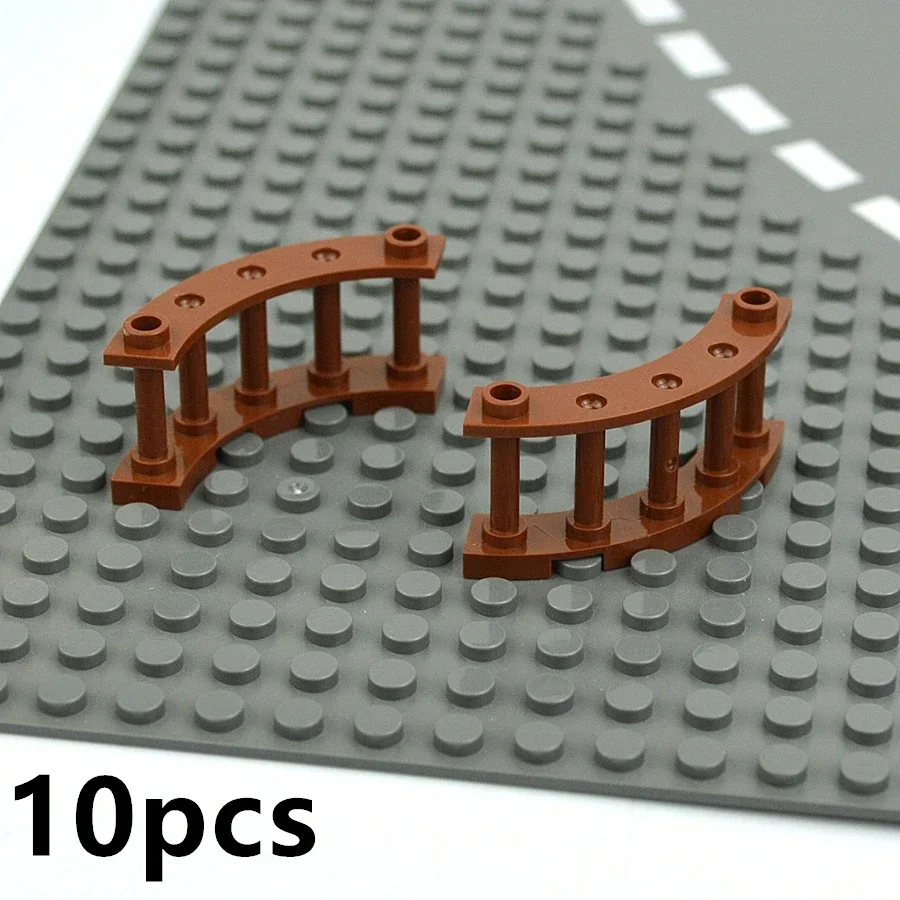 MOC Stadt Freunde Haus Teile Zaun Treppen Leiter Tor Bausteine Tür Fenster Figuren Garten Leduo DIY Zubehör Ziegel
